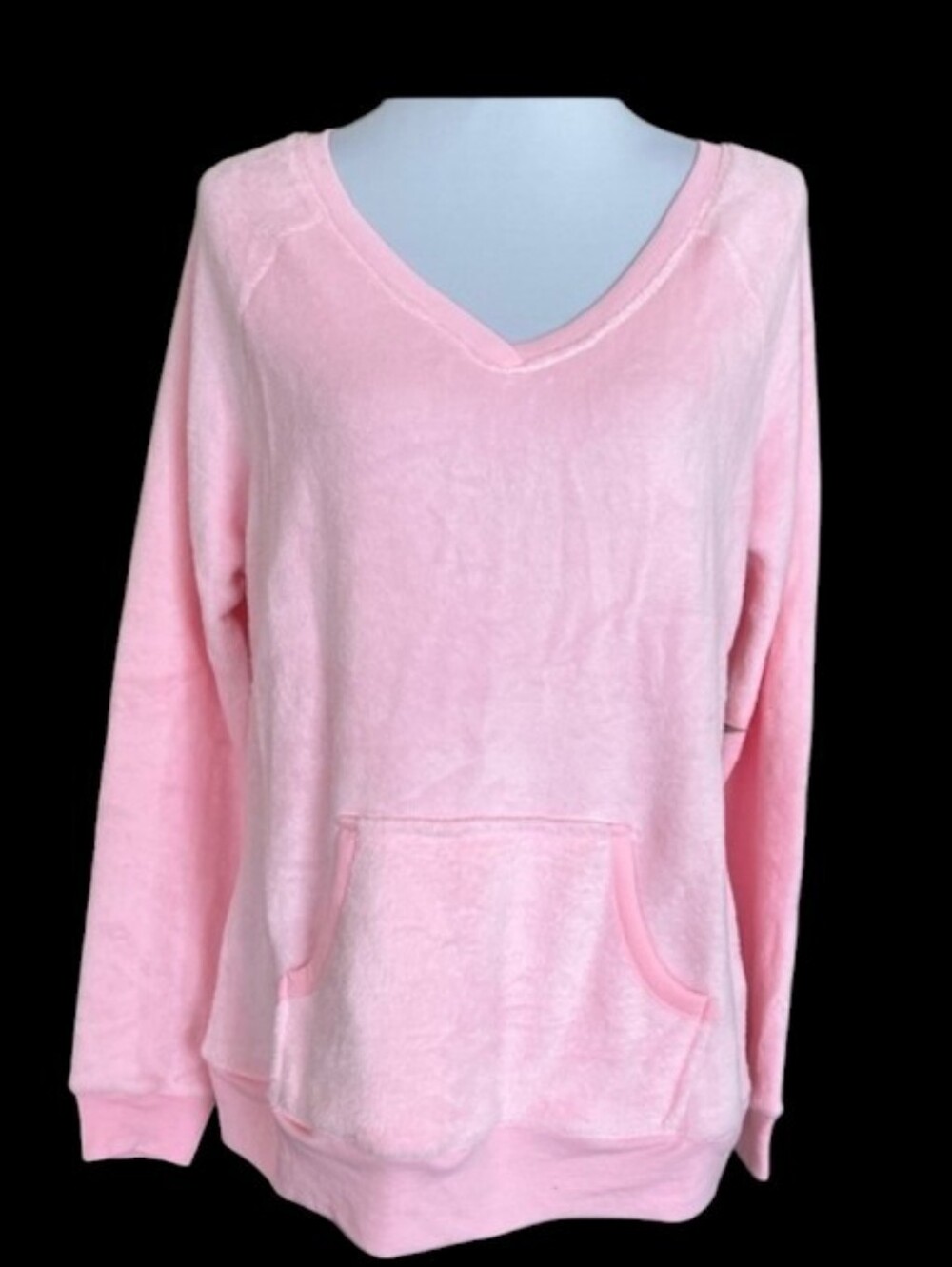 🩷Pink V-Neck Pocket Sweater - Women's 2x-Extra Large